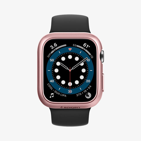 ACS05458 - Apple Watch Ultra (Apple Watch (49mm)) Case Thin Fit in black showing the front